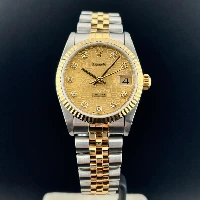 Rolex Datejust 31mm Acciaio & Oro Champagne Computer Brillanti