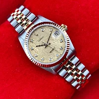 Rolex Datejust 31mm Acciaio & Oro Champagne Computer Brillanti