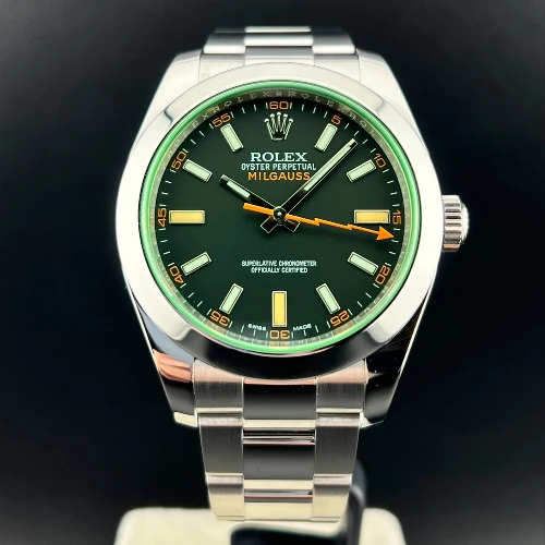 Rolex Milgauss Nero Vetro Verde