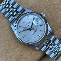 Rolex Datejust 36mm Silver Indici Jubilee