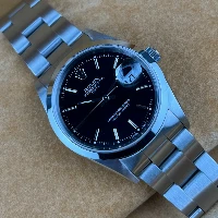 Rolex Oyster Perpetual Date 34mm Nero Indici