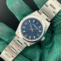 Rolex Oyster Perpetual 31mm Blue Dial 3-6-9