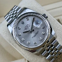 Rolex Datejust 36mm Jubilee Silver Brillanti