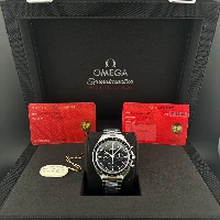 Omega Speedmaster Professional Moonwatch Co-Axial Master Chronometer Fondello Vetro Zaffiro 002 New