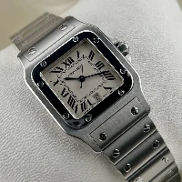 Cartier Santos Galbée Acciaio Medium