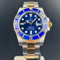 Rolex Submariner Date Acciaio & oro Ceramica Blu