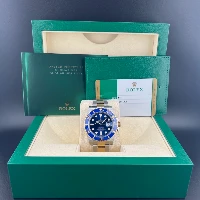 Rolex Submariner Date Acciaio & oro Ceramica Blu