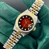 Rolex Datejust 26mm Acciaio & OroRosso Vignette Brillanti 