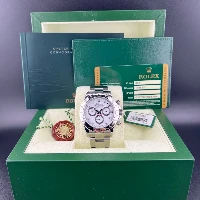 Rolex Daytona Acciaio Bianco 