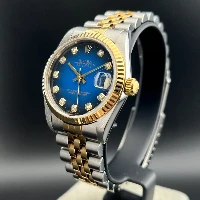 Rolex Datejust 31mm Acciaio & Oro Blu Vignette Brillanti
