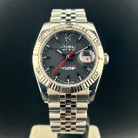 Rolex Datejust Turn O Graph Matte Nero Jubilee