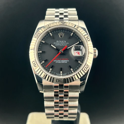Rolex Datejust Turn O Graph Matte Nero Jubilee