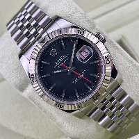 Rolex Datejust Turn O Graph Matte Nero Jubilee