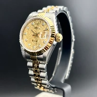 Rolex Lady Datejust 26mm Acciaio & oro Champagne Computer Brillanti 