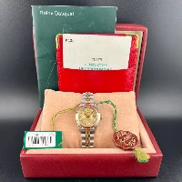 Rolex Lady Datejust 26mm Acciaio & oro Champagne Computer Brillanti 