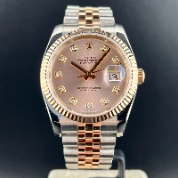Rolex Datejust 36mm Acciaio/Oro Rosa Rosa Brillanti