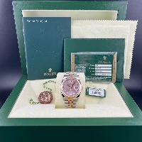 Rolex Datejust 36mm Acciaio/Oro Rosa Rosa Brillanti