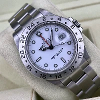 Rolex Explorer II Bianco Cal.3186 Card
