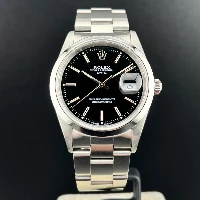 Rolex Oyster Perpetual Date 34mm Nero Indici