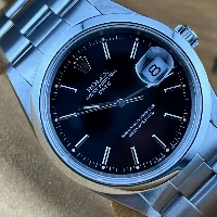 Rolex Oyster Perpetual Date 34mm Nero Indici