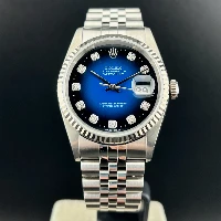 Rolex Datejust 36mm Blu Vignette Brillanti
