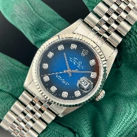 Rolex Datejust 36mm Blu Vignette Brillanti