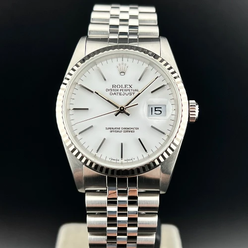 Rolex Datejust 36mm Bianco Jubilee