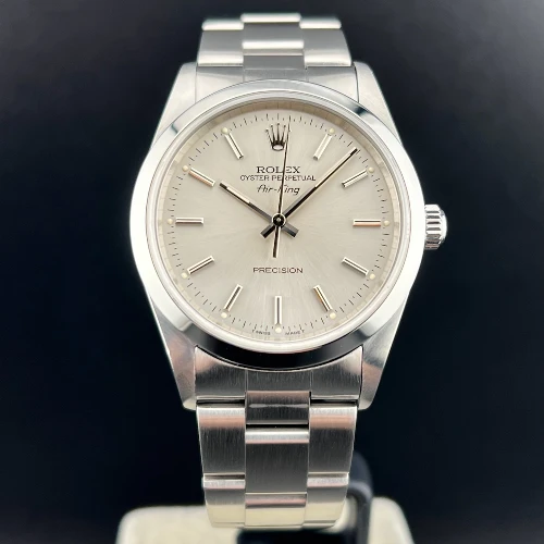 Rolex Air King Silver Indici