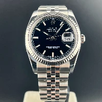 Rolex Datejust 36mm Jubilee Black Indici