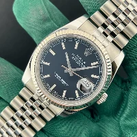 Rolex Datejust 36mm Jubilee Black Indici