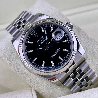 Rolex Datejust 36mm Jubilee Black Indici