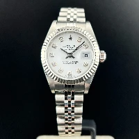 Rolex Lady Datejust 26mm Jubilee Bianco Brillanti