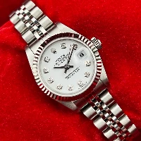 Rolex Lady Datejust 26mm Jubilee Bianco Brillanti
