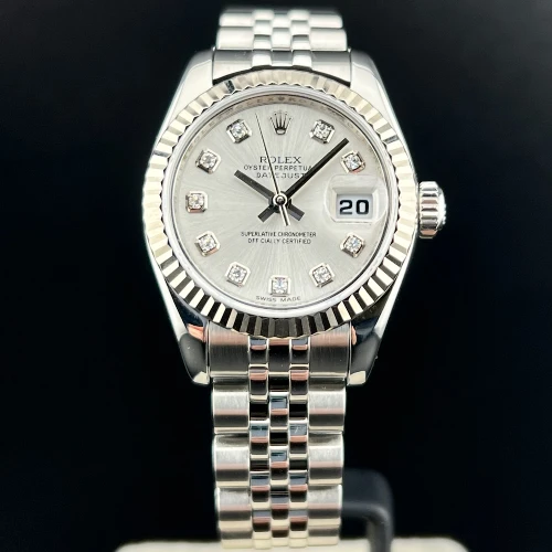 Rolex Lady Datejust 26mm Silver Brillanti