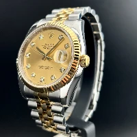 Rolex Datejust 36mm Acciaio/oro Champagne Brillanti