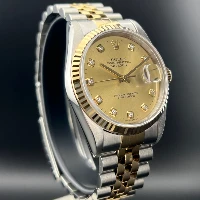 Rolex Datejust 36mm Acciaio/oro Champagne Brillanti