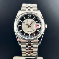 Rolex Datejust 36mm Jubilee Tuxedo Black & Silver