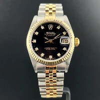 Rolex Datejust 31mm Acciaio & Oro Nero Brillanti