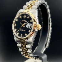 Rolex Datejust 31mm Acciaio & Oro Nero Brillanti