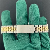 Rolex Datejust 31mm Acciaio & Oro Nero Brillanti