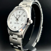 Rolex Oyster Perpetual Date 34mm Bianco Arabi