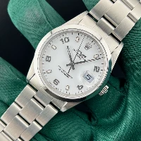 Rolex Oyster Perpetual Date 34mm Bianco Arabi