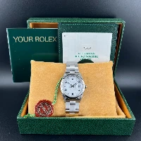 Rolex Oyster Perpetual Date 34mm Bianco Arabi