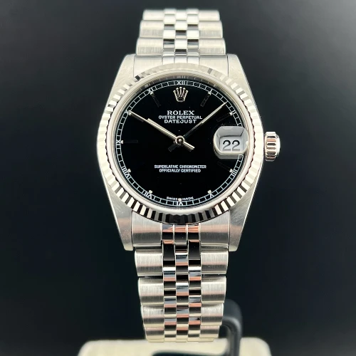 Rolex Datejust 31mm Nero Indici Jubilee
