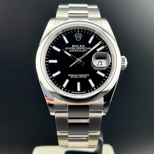 Rolex Datejust 36mm Nero Indici
