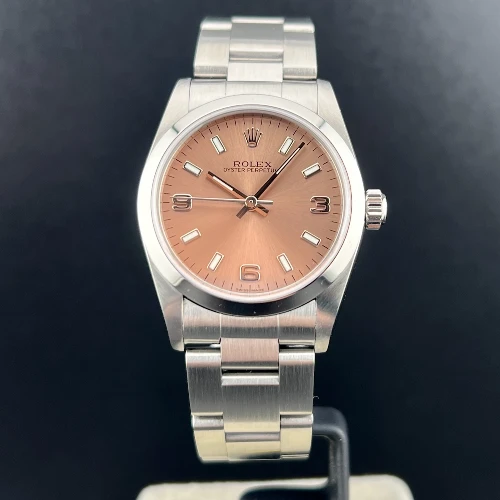 Rolex Oyster Perpetual 31mm Pink 3-6-9 Dial