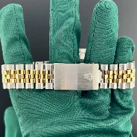 Rolex Datejust 36mm Acciaio/oro Nero Brillanti