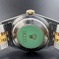 Rolex Datejust 36mm Acciaio/oro Nero Brillanti