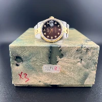 Rolex Datejust 36mm Acciaio/oro Nero Brillanti