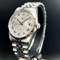 Rolex Datejust 36mm Rhodium Romani Jubilee